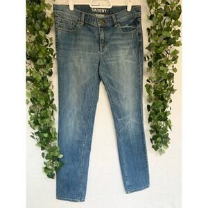 New York & Company Cotton Low Rise Skinny leg Denim Jeans Women's Size 6